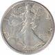 1917 Walking Liberty Silver Half Dollar Au Uncertified #259