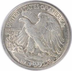 1917 Walking Liberty Silver Half Dollar AU Uncertified #259