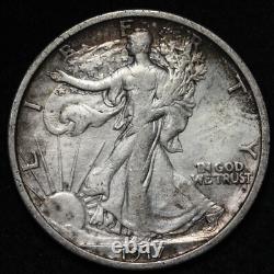 1917 Walking Liberty Silver Half Dollar CHOICE AU E228 TCQS