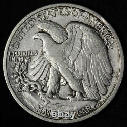 1917 Walking Liberty Silver Half Dollar CHOICE AU E228 TCQS