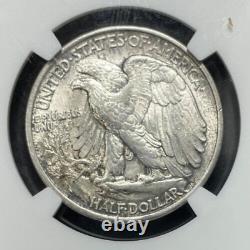 1917 Walking Liberty Silver Half Dollar Ngc Ms 62 Nice Coin