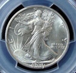 1917 Walking Liberty Silver Half Dollar PCGS MS 64