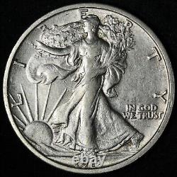 1917 Walking Liberty Silver Half Dollar XF E380 ZWLK