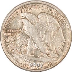 1917-d Obverse Walking Liberty Half Dollar Pcgs Xf-45 Looks About Uncirculated