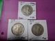 1917 -p, D, S. Walking Liberty Half Dollar. Obverse Mintmarked As Photos