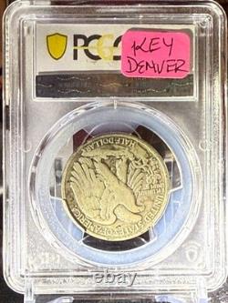1918 D 50c Walking Liberty Half Pcgs Vg10 Better Denver Key Date Just Graded