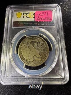 1918 D 50c Walking Liberty Half Pcgs Vg10 Better Denver Key Date Just Graded
