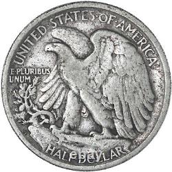 1918 D Walking Liberty Half Dollar 90% Silver Fine FN+ See Pics Q885