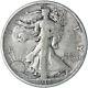 1918 D Walking Liberty Half Dollar 90% Silver Fine Fn See Pics S755