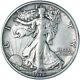 1918 D Walking Liberty Half Dollar 90% Silver Very Fine Vf+ See Pics A325