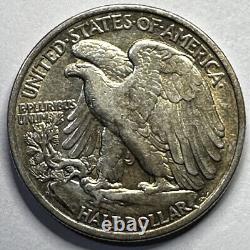 1918-D Walking Liberty Half Dollar. Great Grade. Early Date