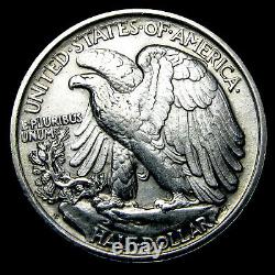 1918-D Walking Liberty Half Dollar Silver - Gem BU Rare Coin - #WW020