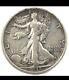 1918 D Walking Liberty Silver Half Dollar Extremely Fine Xf Details
