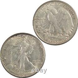 1918 Liberty Walking Half Dollar About Unc 90% Silver SKUI8111