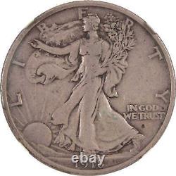 1918 Liberty Walking Half Dollar XF 40 NGC 90% Silver 50c SKUI5365