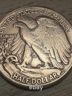 1918 No Mint- Walking Liberty Half Dollar- XF 1918 No Mint- Walking Liberty Half Dollar- XF