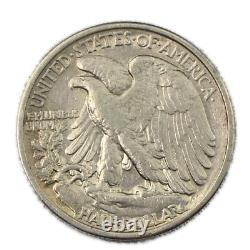 1918-P Philadelphia Walking Liberty Silver Half 50c Almost Uncirculated AU+