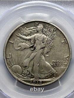 1918 P Walking Liberty Half Dollar PCGS XF45 (PCGS Population 88)