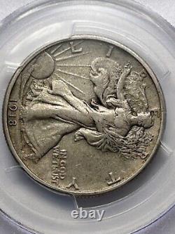 1918 P Walking Liberty Half Dollar PCGS XF45 (PCGS Population 88)