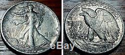 1918 S 50c Walking Liberty Half Dollar, Very Choice Better Date Walker! #F115