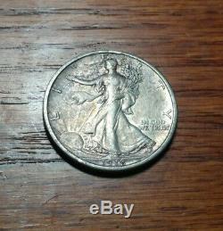 1918 S 50c Walking Liberty Half Dollar, Very Choice Better Date Walker! #F115