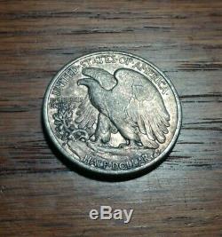 1918 S 50c Walking Liberty Half Dollar, Very Choice Better Date Walker! #F115