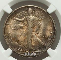 1918-S Silver Walking Liberty Half Dollar 50c NGC MS62 RARE TONED EARLY COIN