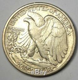 1918-S Walking Liberty Half Dollar 50C Coin AU Details Rare Date Coin