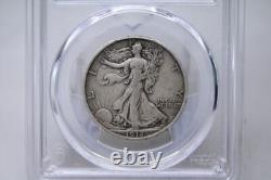1918-S Walking Liberty Half Dollar 50C PCGS VF25 #2220