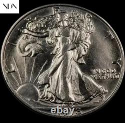 1918-S Walking Liberty Half Dollar Choice Almost Uncirculated AU 90% Silver