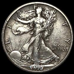 1918 S Walking Liberty Half Dollar J4622