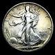 1918-s Walking Liberty Half Dollar Silver Gem Bu Details Scratch Coin - #ww133