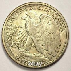1918 Walking Liberty Half Dollar 50C Coin 1918-P Nice AU Rare Date Coin