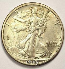 1918 Walking Liberty Half Dollar 50C Coin 1918-P Nice AU Rare Date Coin