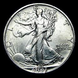 1918 Walking Liberty Half Dollar Silver - Nice Details Coin - #KK766