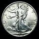 1918 Walking Liberty Half Dollar Silver - Nice Details Coin - #kk766
