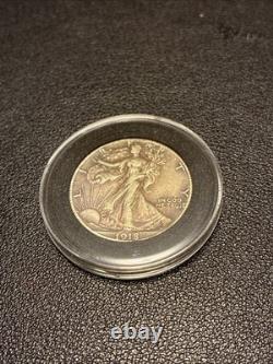 1918 Walking Liberty Half Dollar VF-XF Condition
