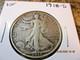1918-d Walking Liberty Silver Half Dollar Vf Tt