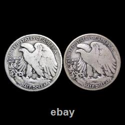 1919 1919-D Walking Liberty Half Dollar Silver - Nice Coin Lot - #148M
