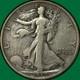 1919-d Walking Liberty Half Dollar Choice Very Fine Vf+ Coin #39863