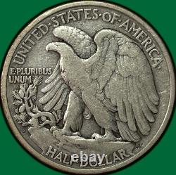 1919-D Walking Liberty Half Dollar Choice Very Fine VF+ Coin #39863