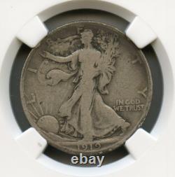1919 D Walking Liberty Silver Half Dollar NGC VG 10