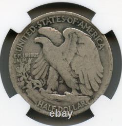 1919 D Walking Liberty Silver Half Dollar NGC VG 10