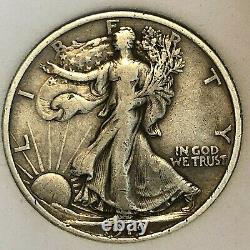 1919 P Silver Walking Liberty Half Dollar in EXTRA FINE Condition
