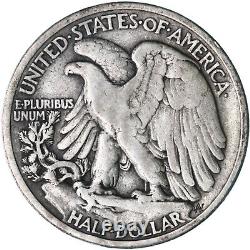 1919 (P) Walking Liberty Half Dollar 90% Silver Fine FN See Pics G009