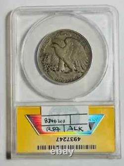 1919 P Walking Liberty Half Dollar ANACS VF-20