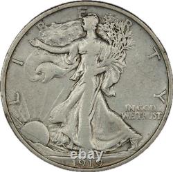 1919-S 50c Walking Liberty Half Dollar VF Details