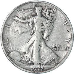 1919 S Walking Liberty Half Dollar 90% Silver Very Fine VF See Pics S764