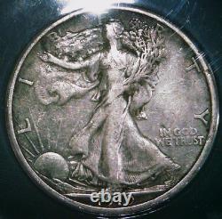 1919-S Walking Liberty Half Dollar ANACS VF30 Details Cleaned Scratched