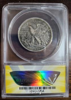 1919-S Walking Liberty Half Dollar ANACS VF30 Details Cleaned Scratched
